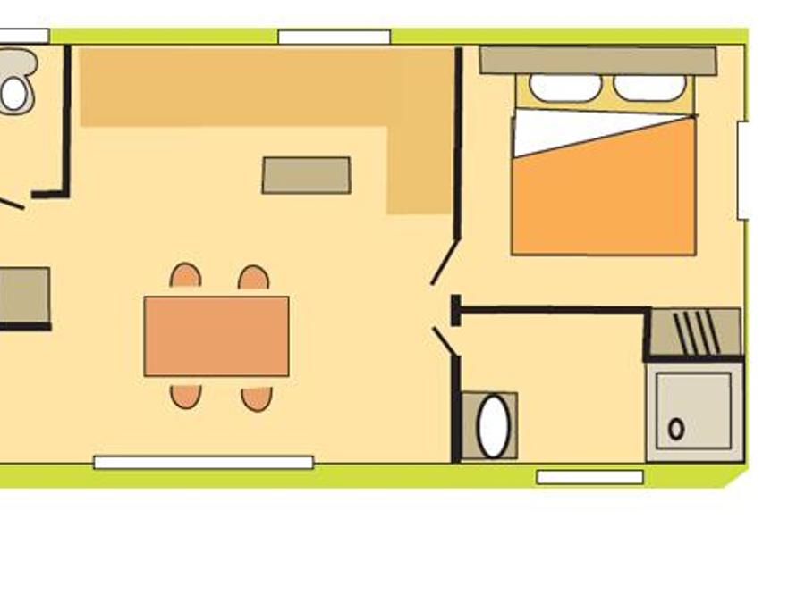 Mobilhome 6 personnes - RIVIERA 2 6
