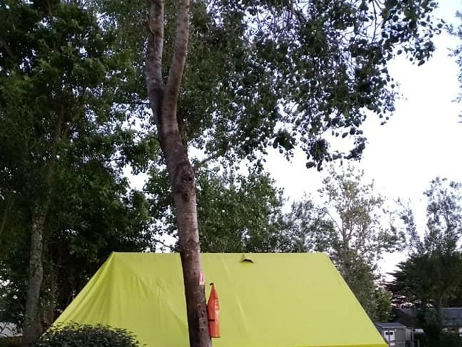 Tente en toile et en bois 4 personnes - Ecolodge SAHARI 17m² 2 chambres - sans sanitaires 5