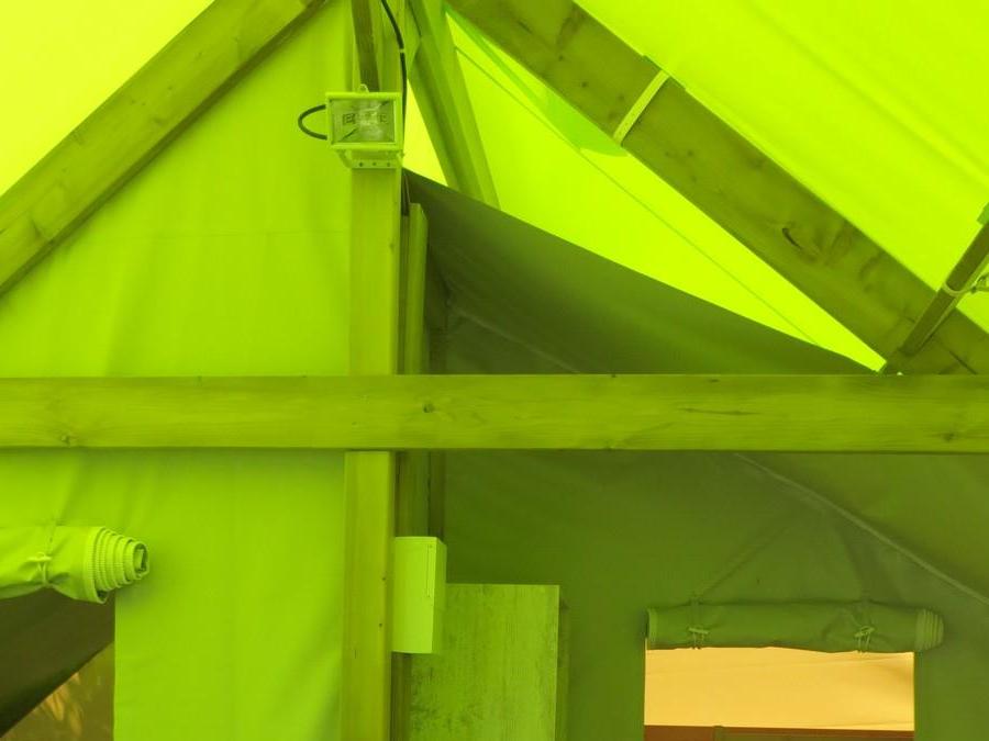 Tente en toile et en bois 4 personnes - Ecolodge SAHARI 17m² 2 chambres - sans sanitaires 7