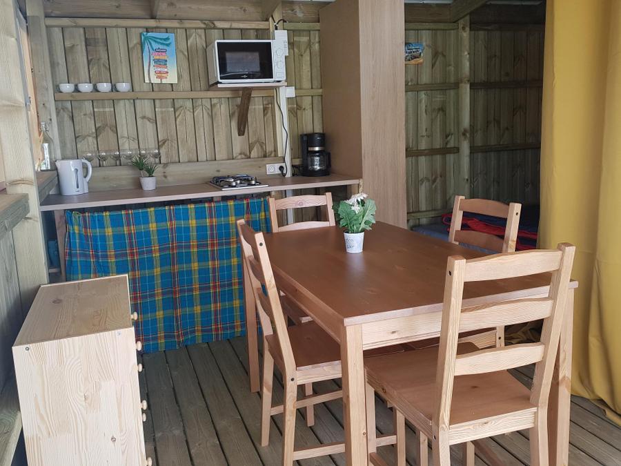Bungalow toilé 4 personnes - Lodge Le Carrélys 27m² 2 Chambres 2019 - sans sanitaires privatifs 4