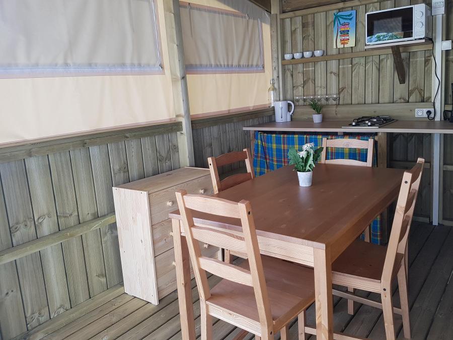Bungalow toilé 4 personnes - Lodge Le Carrélys 27m² 2 Chambres 2019 - sans sanitaires privatifs 3