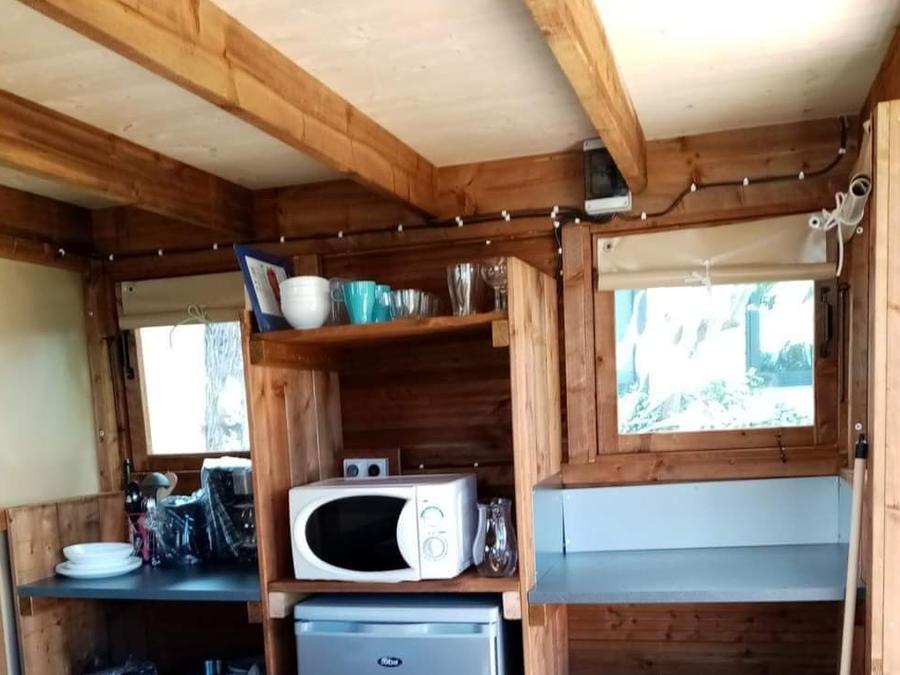 Tente en toile et en bois 4 personnes - LODGE Cocotier (sans sanitaires) 4
