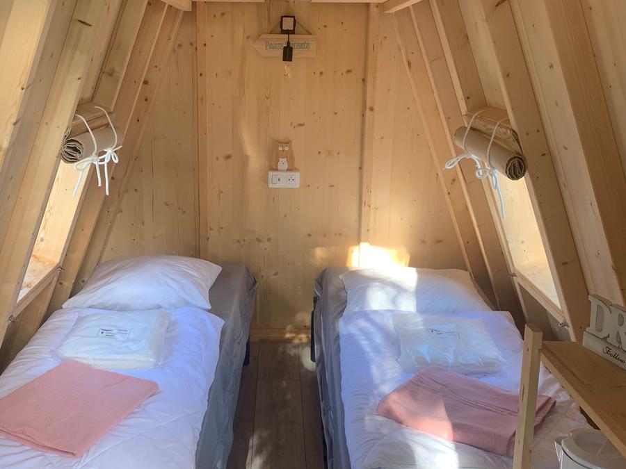 Insolite 2 personnes - Cabane tipi 12m², 2 chambres 2023 sans sanitaire privatif 4