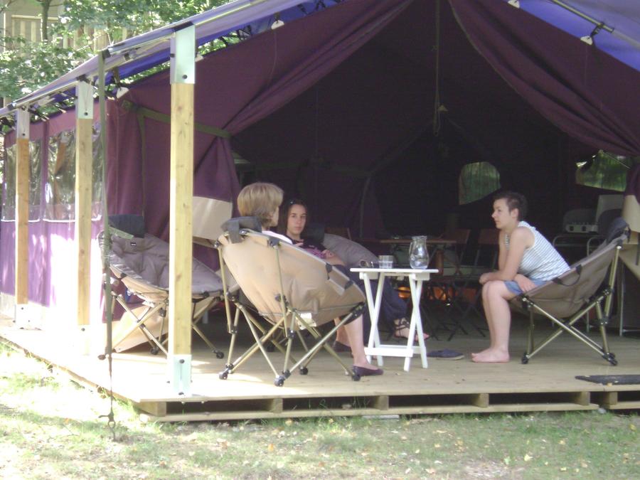 Bungalow toilé 5 personnes - Freeflower Standard 37m² (2 chambres) + terrasse couverte 13m² 5 pers 2