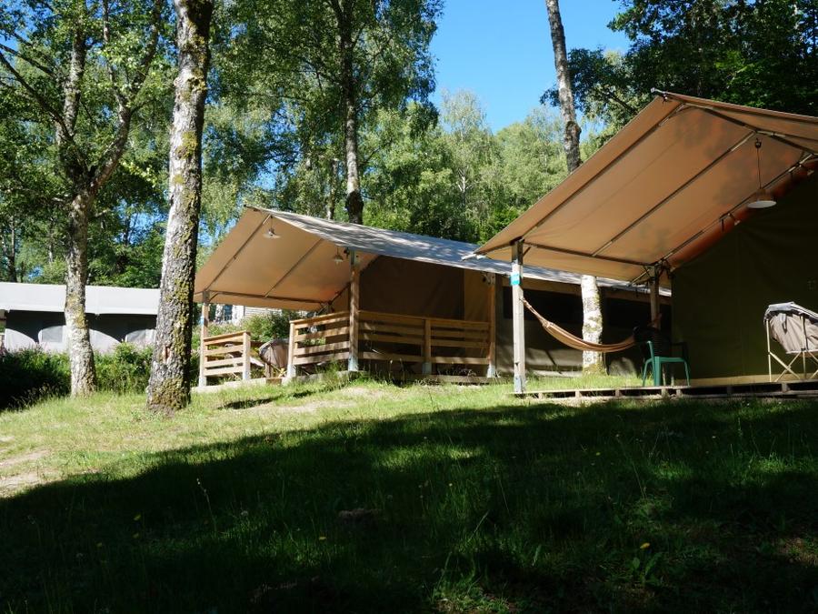 Bungalow toilé 5 personnes - Freeflower Standard 37m² (2 chambres) + terrasse couverte 13m² 5 pers 6