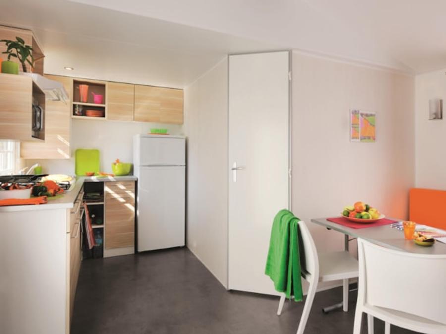 Mobilhome 4 personnes - Mobil-home Confort 29m² (2 chambres) + adapté aux personnes à mobilité réduite + TV + terrasse 2