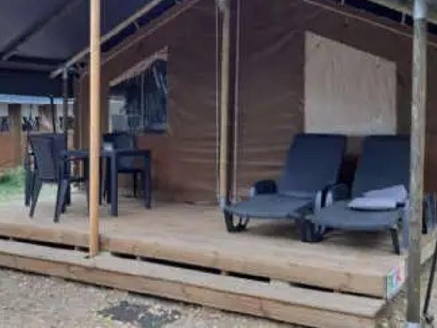 Tente en toile et en bois 6 personnes - Lodgetent type SL+ 1