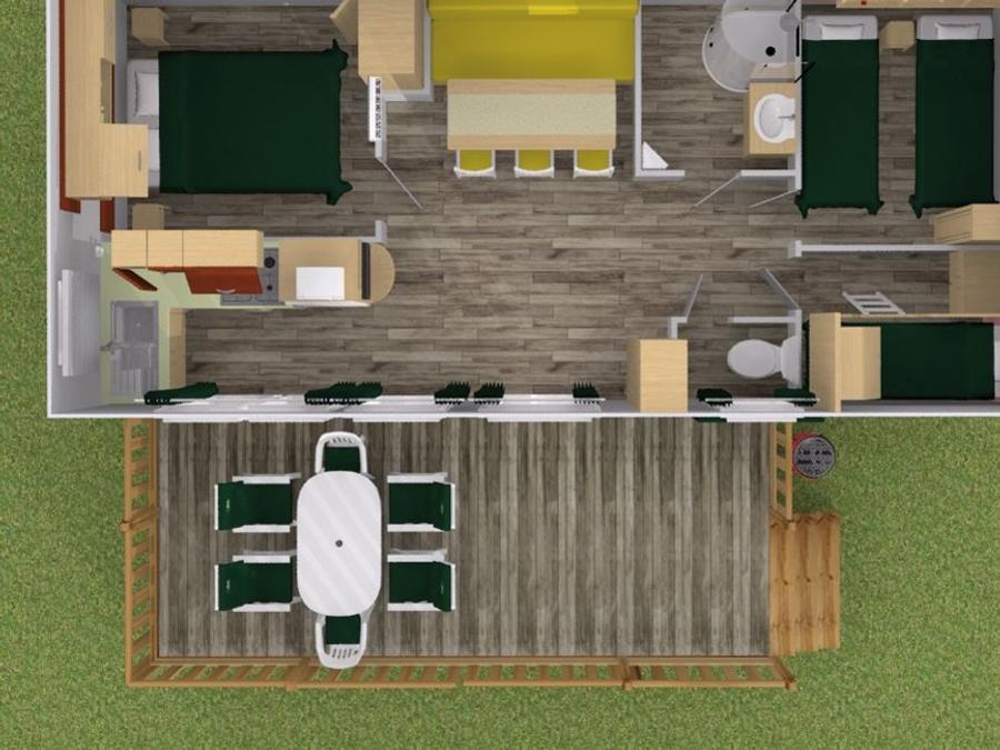 Mobilhome 6 personnes - Comfort Plus 3 chambres 9