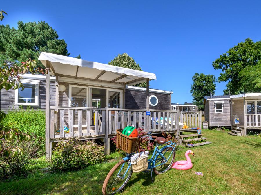 Mobilhome 4 personnes - Mobil-home Bois CONFORT 29m² (2 chambres) + Terrasse + TV + Quartier piéton + Nespresso 0