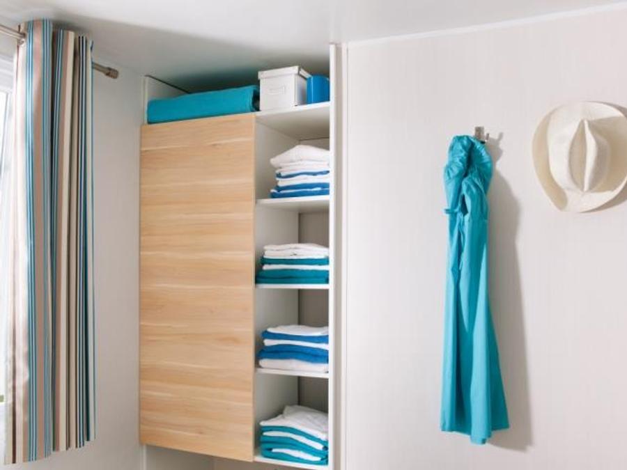 Mobilhome 4 personnes - Mobil-home STANDARD 29m² (2 chambres) + terrasse semi-couverte 18m² 7