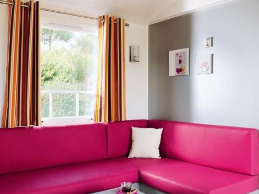 Mobilhome 4 personnes - Mobil-home STANDARD 29m² (2 chambres) + terrasse semi-couverte 18m² 2