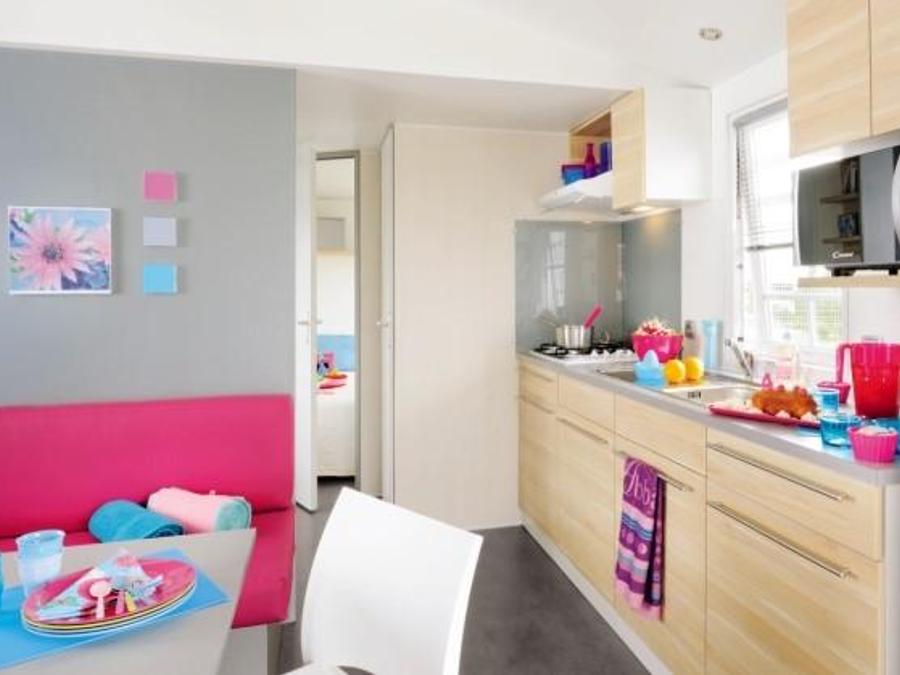 Mobilhome 4 personnes - Mobil-home STANDARD 29m² (2 chambres) + terrasse semi-couverte 18m² 3