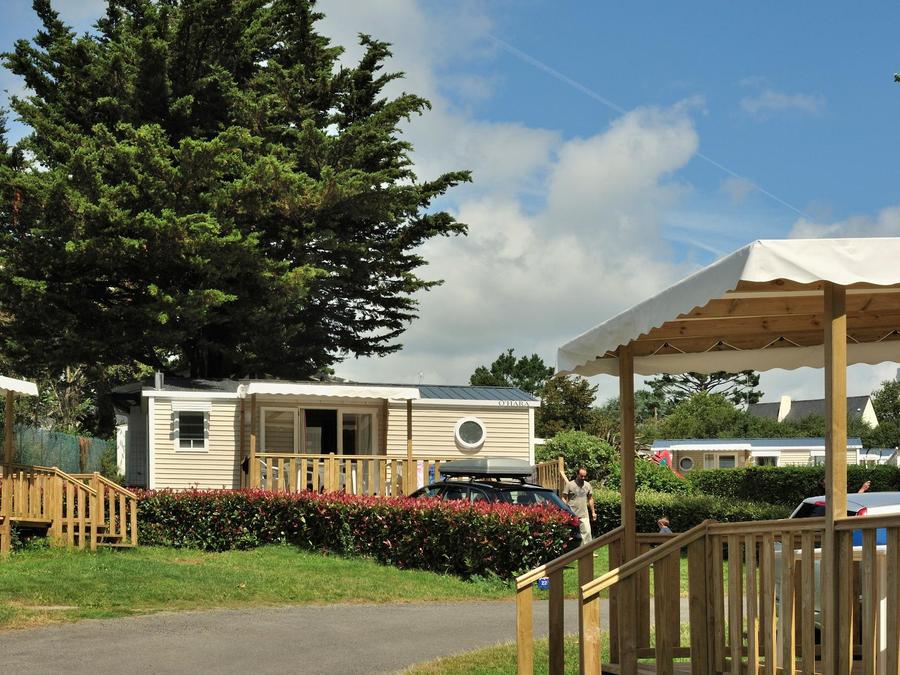 Mobilhome 4 personnes - Mobil-home STANDARD 29m² (2 chambres) + terrasse semi-couverte 18m² 8