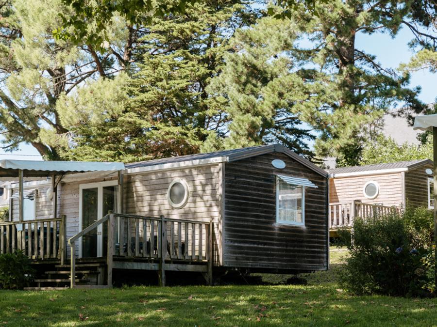 Mobilhome 6 personnes - Mobil-home Bois CONFORT 31m² (3 chambres) Quartier piéton + terrasse 18m² + TV + Nespresso 11