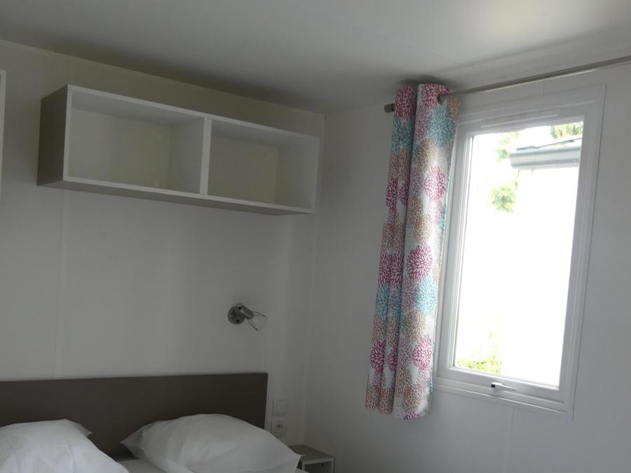 Mobilhome 2 personnes - Mobil home Confort 18m² - 1 chambre + terrasse couverte + TV 2 pers 6