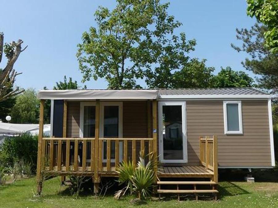 Mobilhome 5 personnes - Mobil home Confort 27m² - 2 chambres + terrasse semi-couverte + TV 2/5 pers 8