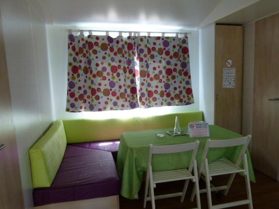 Mobilhome 5 personnes - Mobil home Confort 27m² - 2 chambres + terrasse semi-couverte + TV 2/5 pers 1