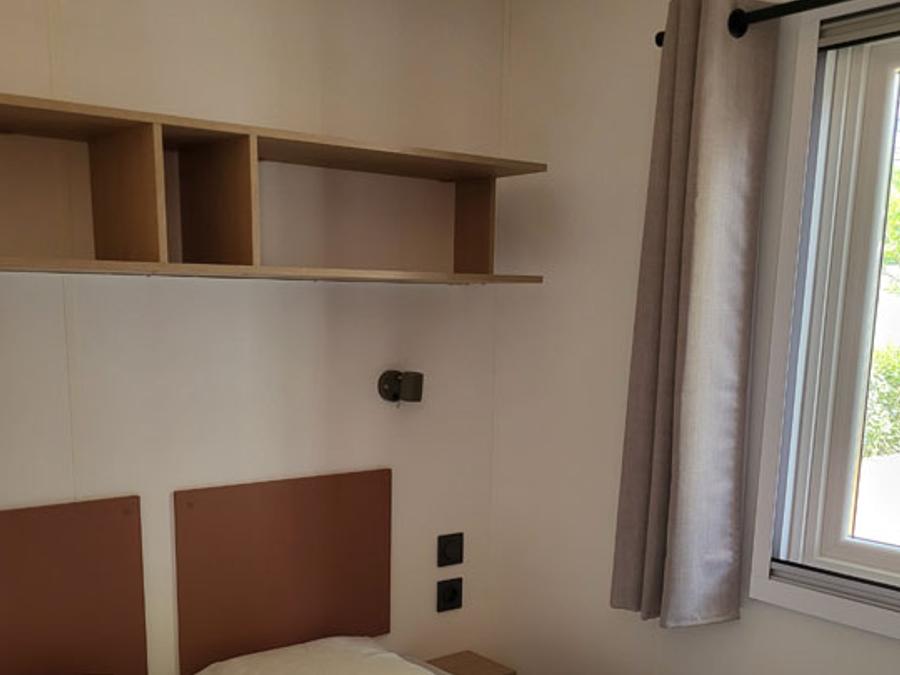 Mobilhome 6 personnes - Mobil-home Premium 29m² - 3 chambres - terrasse semi-couverte + lave-vaisselle - TV 6 pers 6