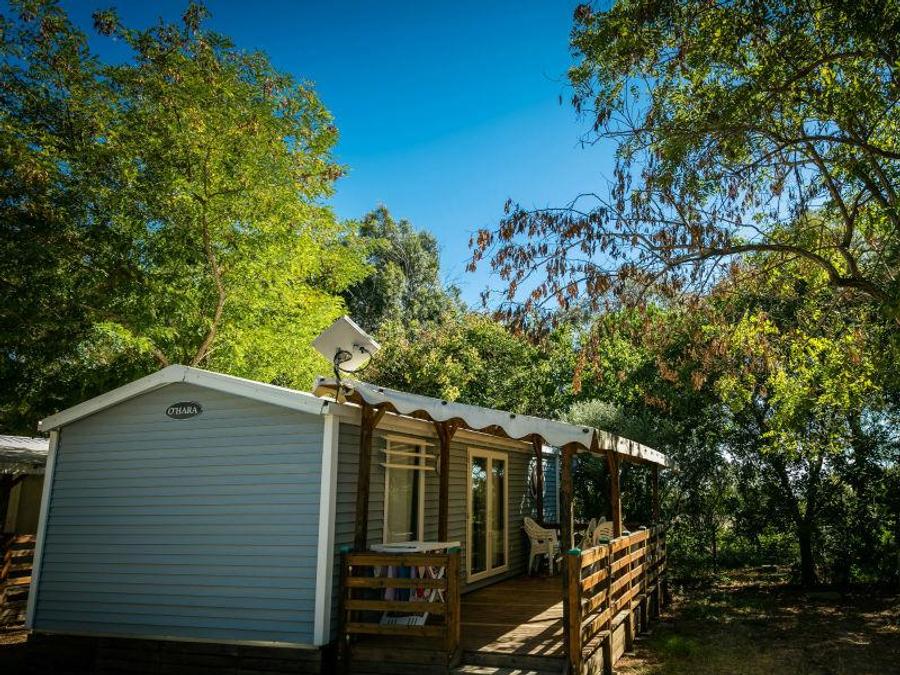 Mobilhome 6 personnes - Mobil-Home LAVANDE Confort 29m² (2 chambres) - terrasse couverte 16m² - TV + Climatisation 4/6 pers 0