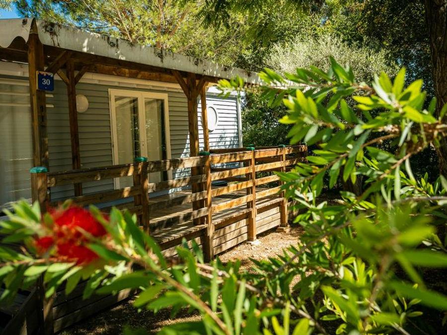 Mobilhome 6 personnes - Mobil-Home LAVANDE Confort 29m² (2 chambres) - terrasse couverte 16m² - TV + Climatisation 4/6 pers 1