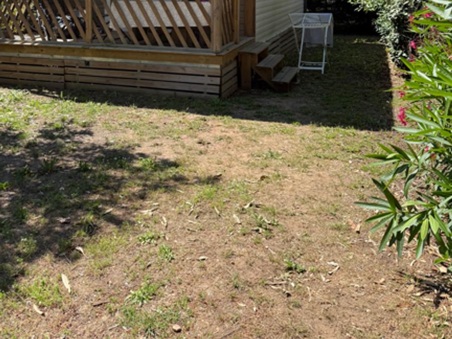 Mobilhome 4 personnes - Mobil-Home HIBISCUS Premium 32m² (2 chambres) - terrasse couverte 8 m² - TV - LV - Climatisation 4 pers 15