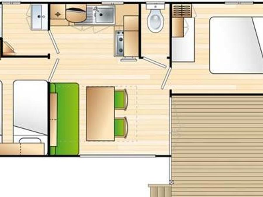 Mobilhome 4 personnes - LOGGIA 5