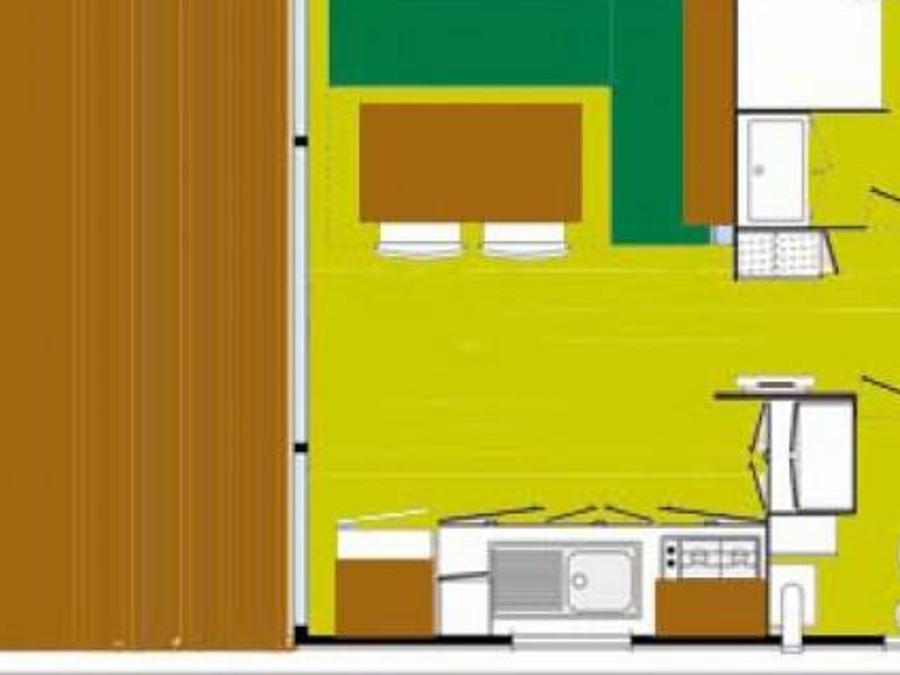 Mobilhome 4 personnes - OPHEA - 2 chambres 4