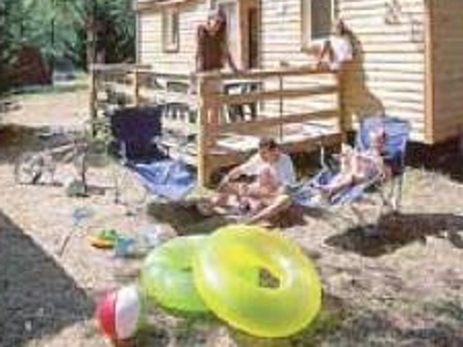 Mobilhome 5 personnes - Confort+ Missouri en bois 32m² +terrasse 5