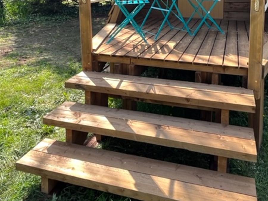 Hébergement 2 personnes - Cabadienne - Tente bois 6 m² 7