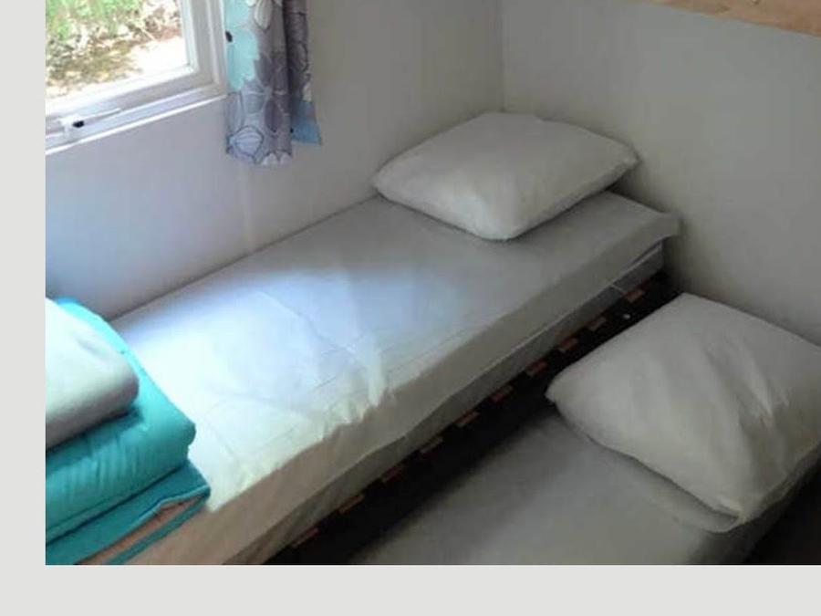Tente en toile et en bois 5 personnes - TITHOME 20m² - 2 chambres 3