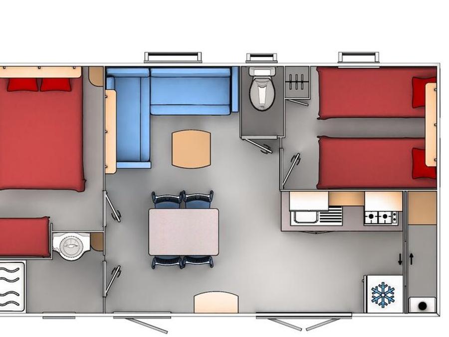 Mobilhome 4 personnes - Ciela Confort - 2 chambres 9