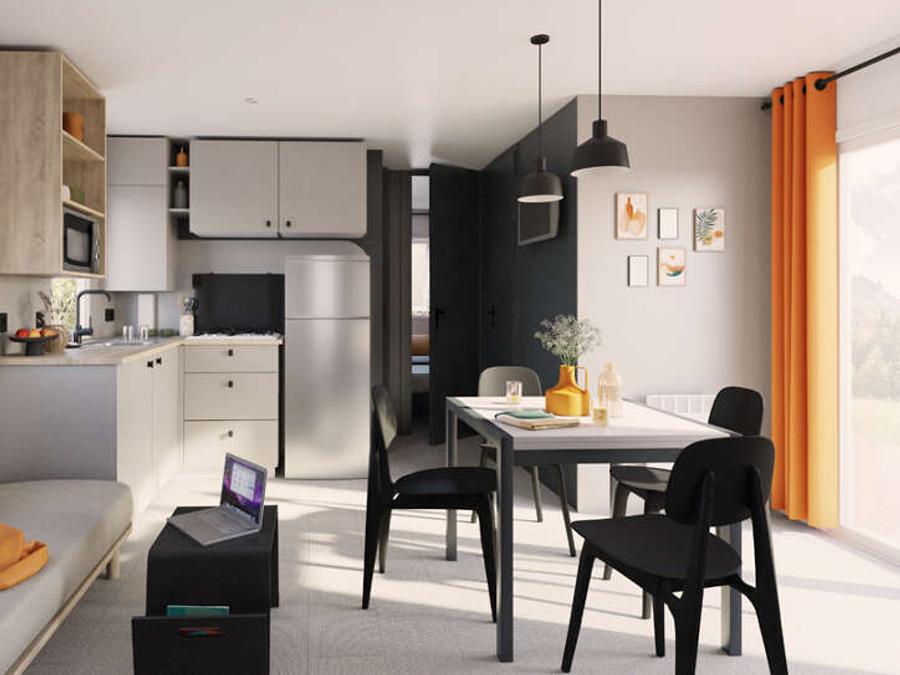 Mobilhome 10 personnes - Mobil-Home - Bien-être + - 4 chambres 5