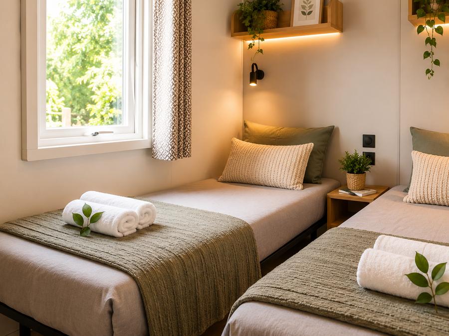 Mobilhome 4 personnes - Cottage 2ch 4 pers 3