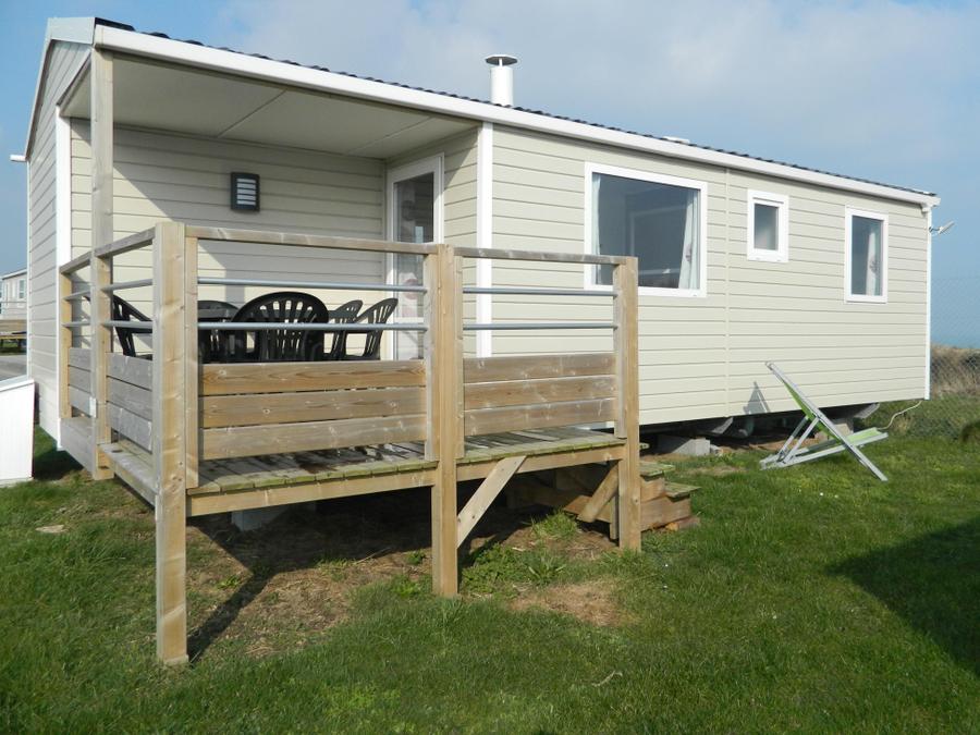 Mobilhome 8 personnes - Mobil home Confort 28 à 35m² (3 chambres) + Terrasse avec vue mer 6/8 pers 0