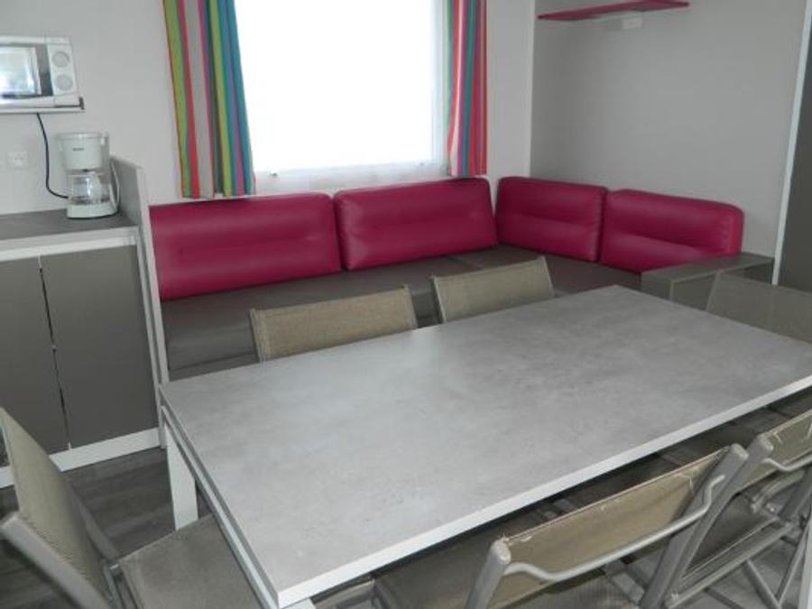 Mobilhome 8 personnes - Mobil home Confort 28 à 35m² (3 chambres) + Terrasse avec vue mer 6/8 pers 5