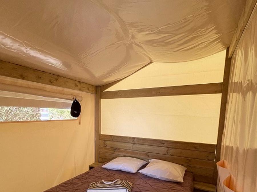 Tente en toile et en bois 5 personnes - Tente Lodge FreeFlower Standard 30m² (2 chambres) + Terrasse 5 pers 2