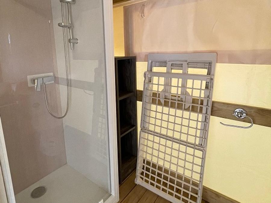 Tente en toile et en bois 5 personnes - Tente Lodge FreeFlower Standard 30m² (2 chambres) + Terrasse 5 pers 5