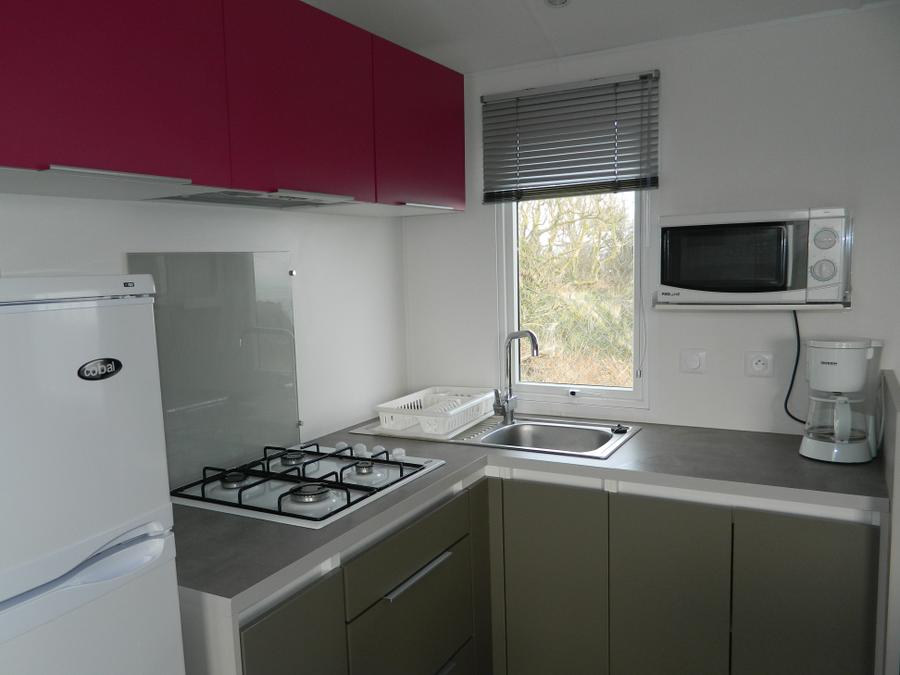 Mobilhome 8 personnes - Mobil home Premium 36m² (3 chambres) + Terrasse - vue mer 6/8 pers 2