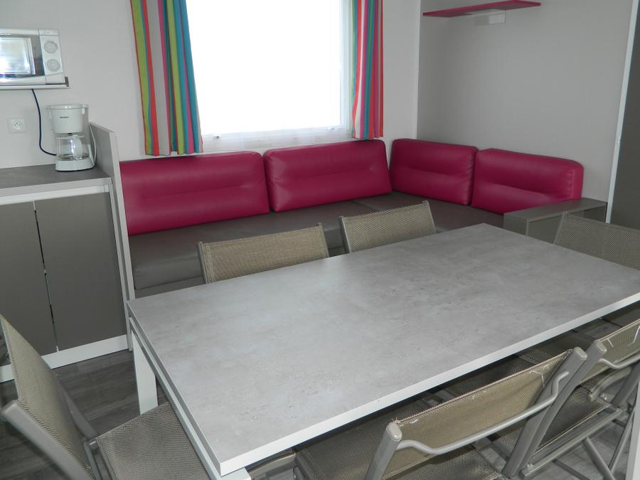 Mobilhome 8 personnes - Mobil home Premium 36m² (3 chambres) + Terrasse - vue mer 6/8 pers 3