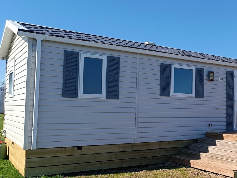 Mobilhome 6 personnes - Mobil home Premium 38m² (2 chambres) + Terrasse - vue mer + Accès vélo maritime 4/6 pers 7