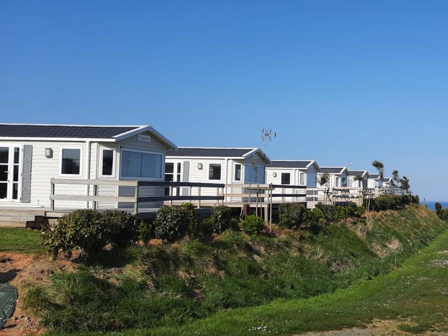 Mobilhome 6 personnes - Mobil home Premium 38m² (2 chambres) + Terrasse - vue mer + Accès vélo maritime 4/6 pers 6