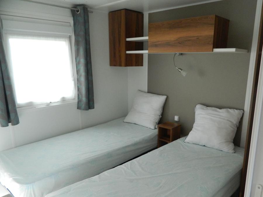 Mobilhome 6 personnes - Mobil home Premium 38m² (2 chambres) + Terrasse - vue mer + Accès vélo maritime 4/6 pers 4