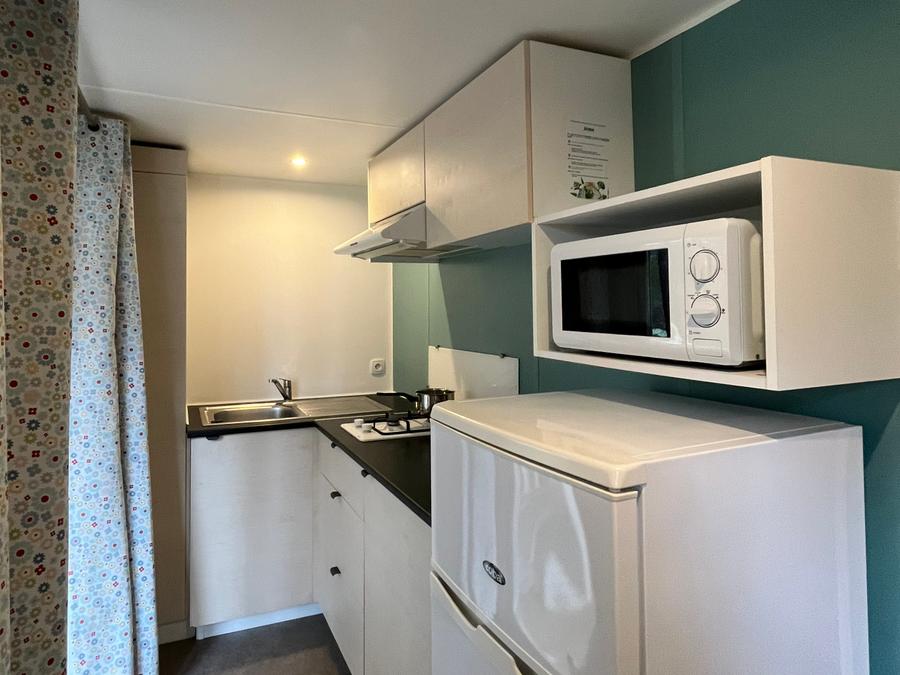 Mobilhome 4 personnes - Mobil-home Confort 18m² 1 chambre - avec clim 1/4 pers 3