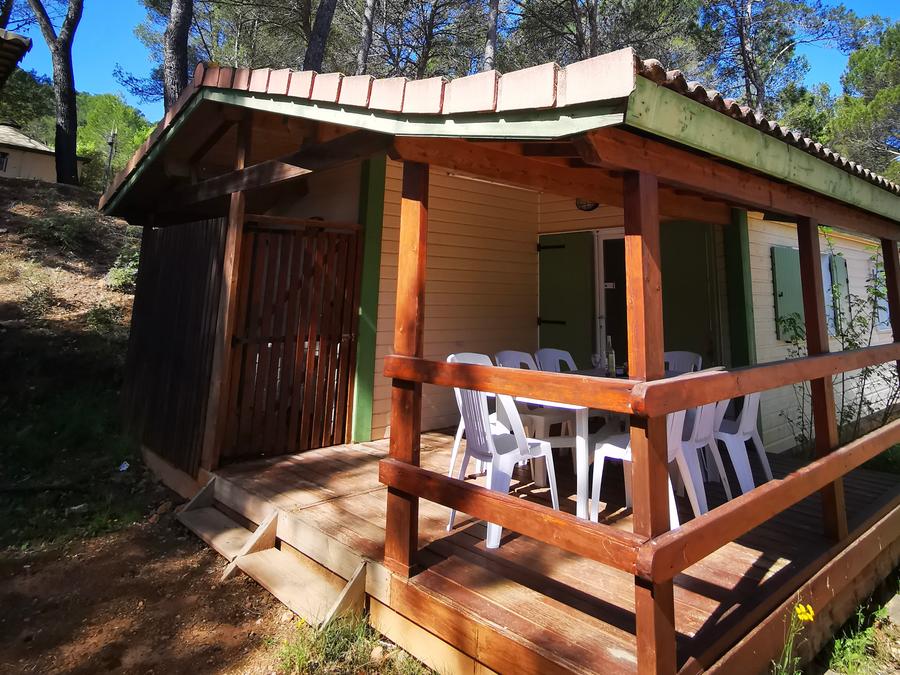 Chalet 7 personnes - Chalet Confort 35m² 2 chambres - avec clim 1/7 pers 3