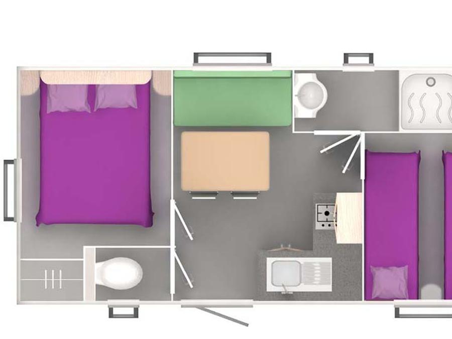 Mobilhome 4 personnes - Pitchoun 6