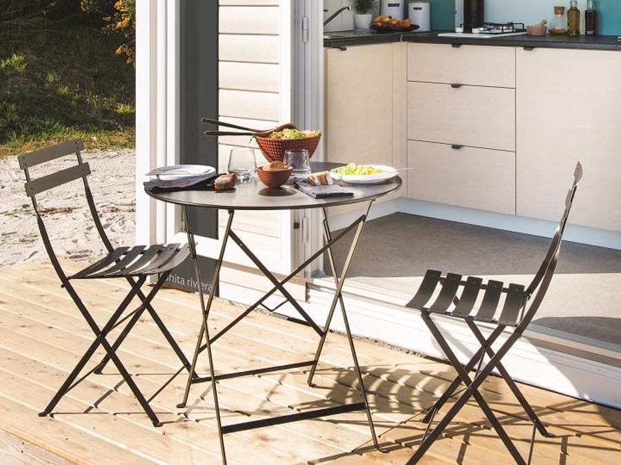 Mobilhome 2 personnes - Confort 20m² (1 ch-2 pers) + TV + terrasse) 3