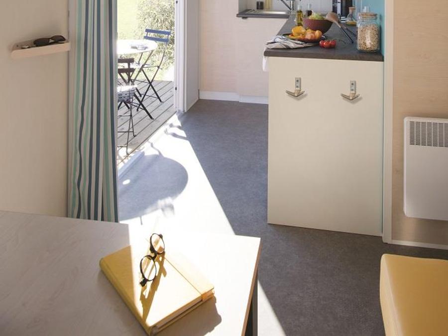 Mobilhome 2 personnes - Confort 20m² (1 ch-2 pers) + TV + terrasse) 4