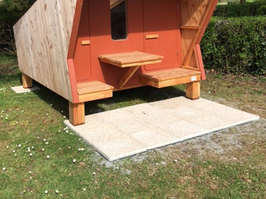 Hébergement 2 personnes - Cabane randonneurs 4m2 +couette et oreillers fournis (sans sanitaire) 0