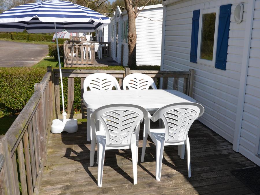 Mobilhome 4 personnes - Mobil-home standard 29 m2 (2ch-4pers) + TV + terrasse 5