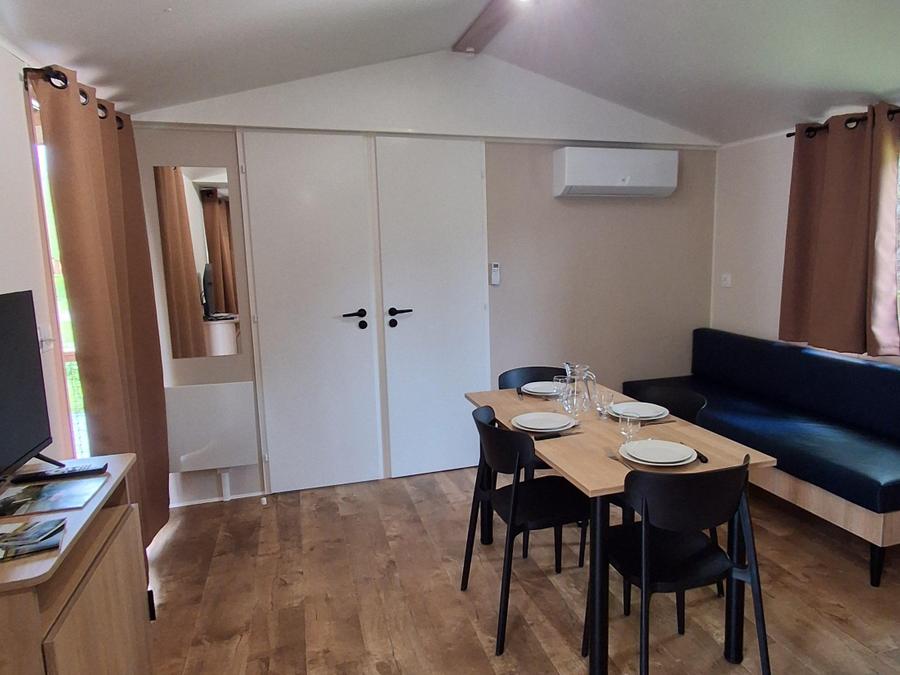 Mobilhome 4 personnes - Mobil-home premium 33m2 (2 ch-4 pers) + TV + terrasse 2